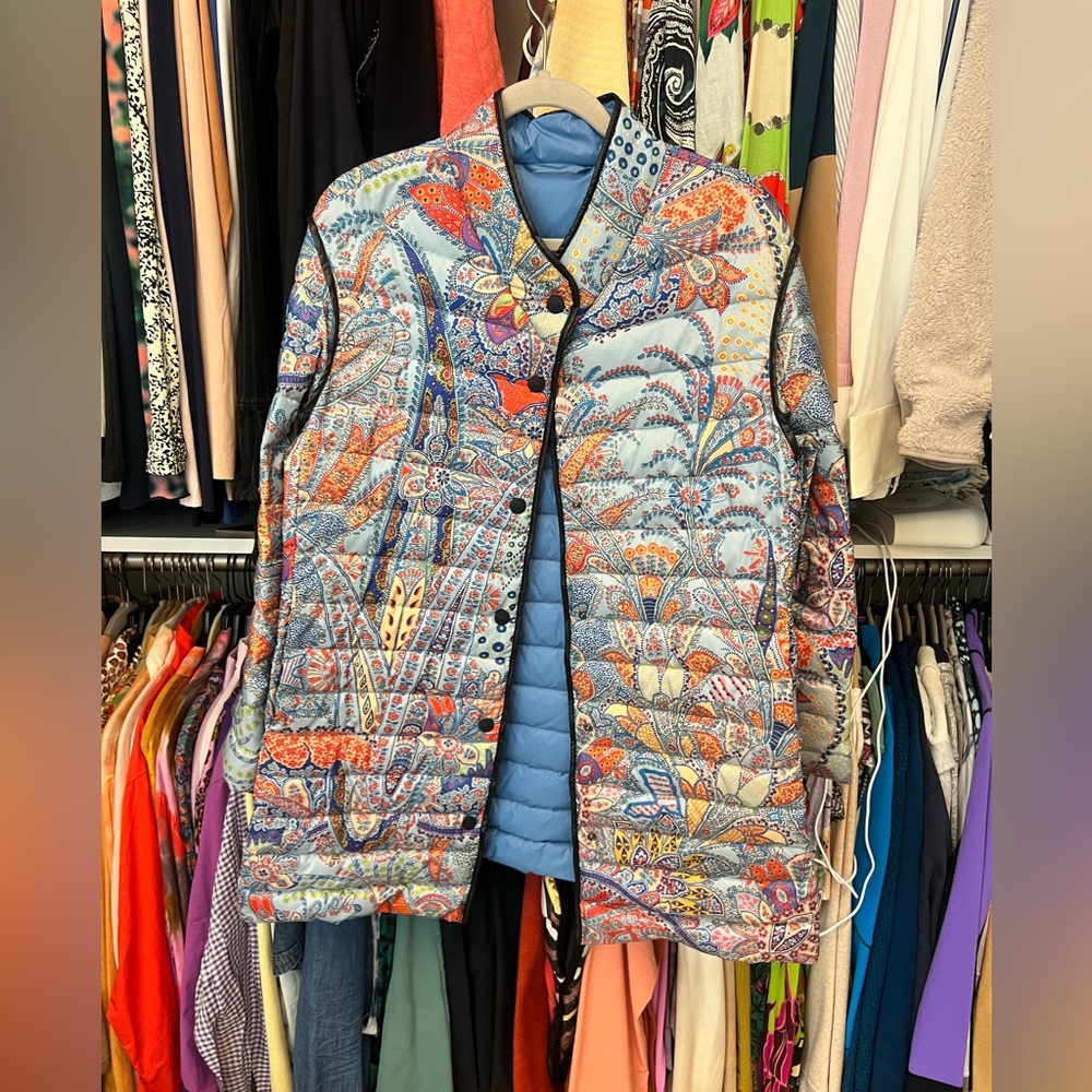 Etro Paisley Goose Down Puffer Jacket